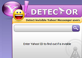 CARA MENDETEKSI INVISIBLE YAHOO MESSENGER STATUS