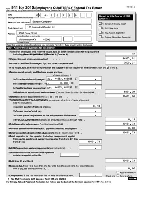 Don't use it to show your deposits. form 941 employers quarterly federal tax return schedule b form 941