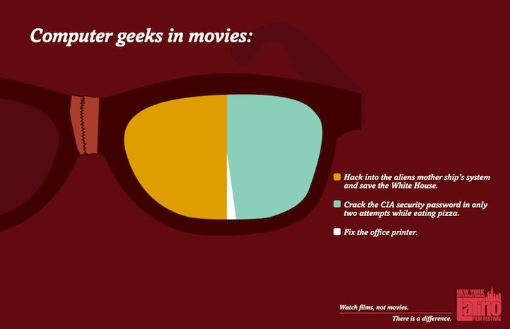 Great Movie clichés illustration pics 