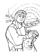 Download USA-Printables: State of Alaska Coloring Pages - Alaska tradition and culture coloring pages