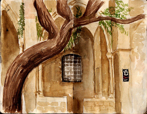 33th SketchCrawl. El Raval ( Antic Hospital de la Santa Creu )