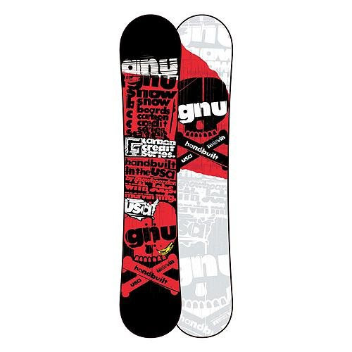 Gnu Carbon Credit BTX Wide Mens Snowboard 2012