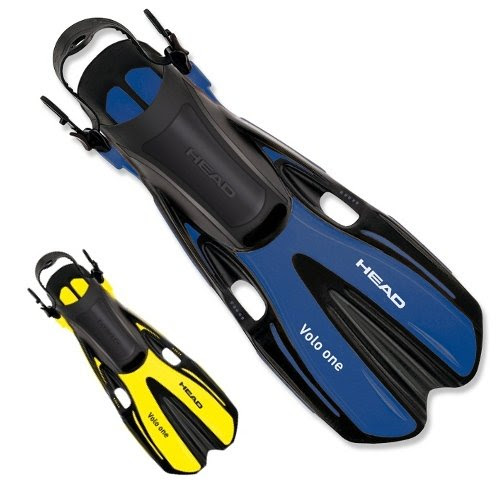 HEAD Volo One Scuba Dive Fins - Yellow, Size - Small/Medium