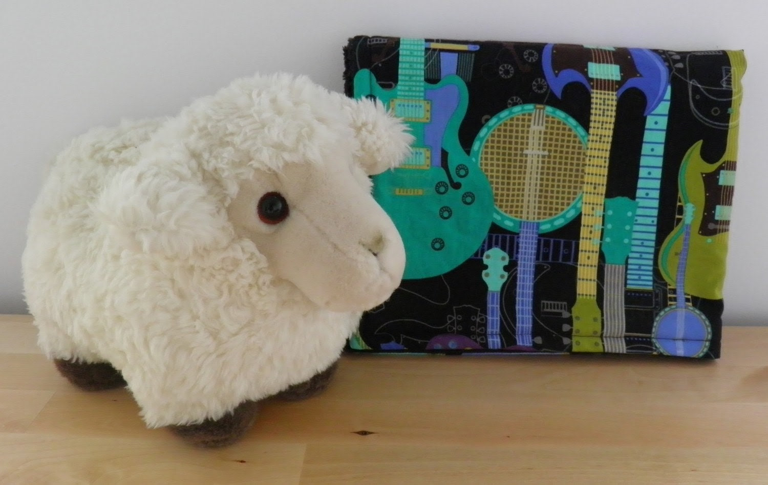 Little Rockstar ... Minky Blankie/Lovie/Security Blanket/Car Seat Blanket - ready to ship - FREE SHIPPING (50% will be donated to Japan disaster relief)
