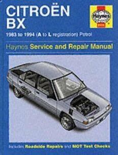 Download Haynes Citroen Bx Suspension Manual