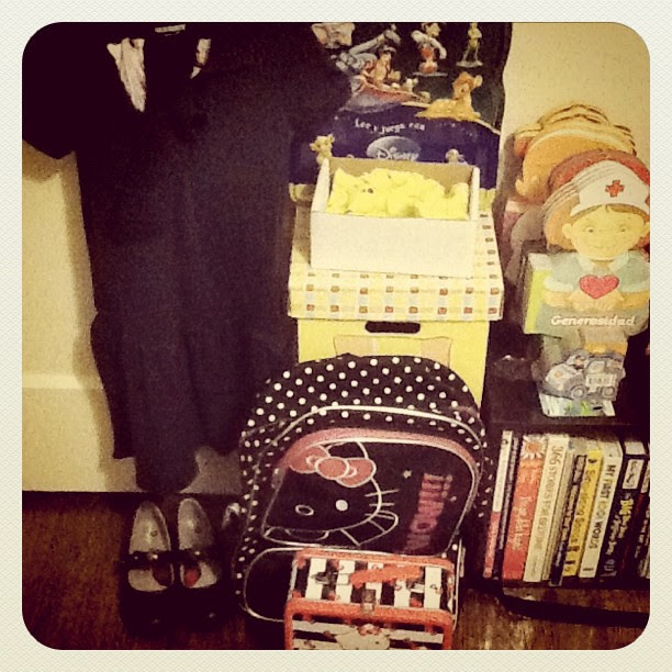 Getting ready for 1st day of school