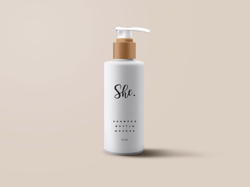 Download Shampoo Bottle PSD Mockup | free psd | UI Download
