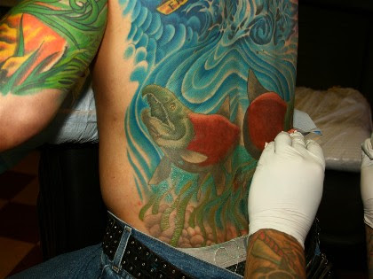 He wished to use the images for a Tattoo on his back.