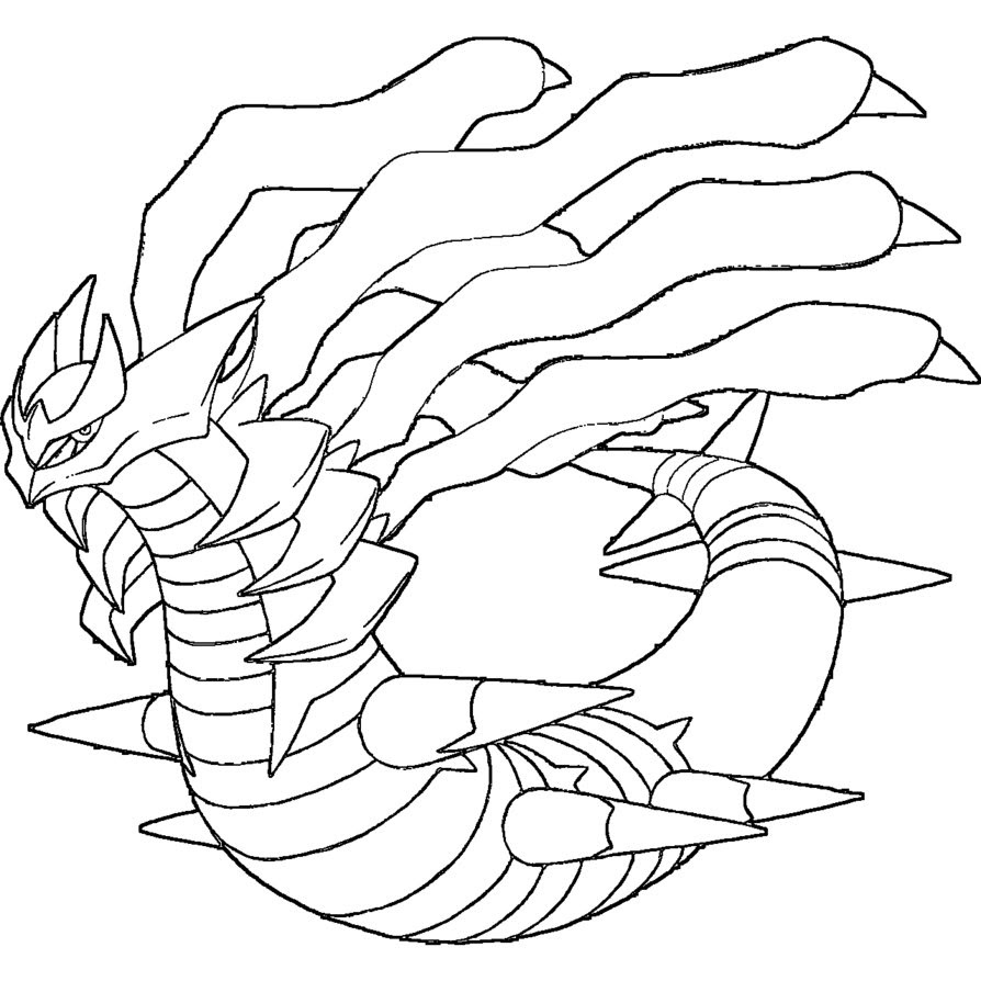 Giratina Coloring Page - Coloring Home