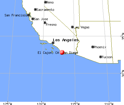 El Cajon California Map El Cajon, California (CA 92071) profile: population, maps, real 