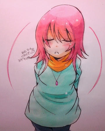 319 キス顔 くろうさぎのイラスト制作倉庫 仮