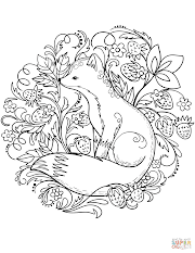 37+ Fox Coloring Pages Easy, Amazing Concept