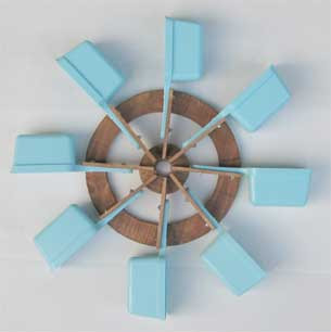 模型の水車小屋の作り方