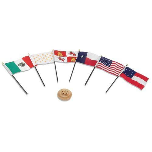 flag of spain and france. Texas France Spain Confederate
