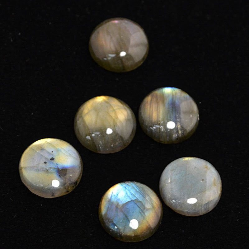 s44231 Stone Cabochon - 16 mm Round Cabochon - Labradorite (1)