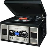 Crosley Radio CR2413A-BK Memory Master II CD Recorder/USB (Black)