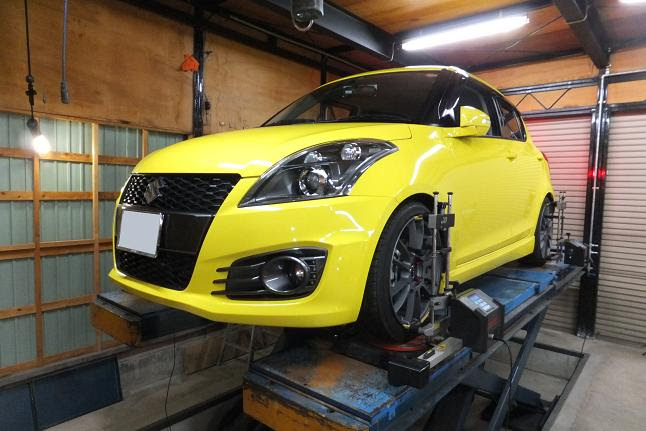 Zc32s スイフトスポーツ アライメント 決定的な答えの無いものを突き詰めるのが楽しい