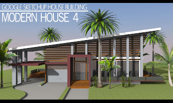 Google Sketchup Speed Building Modern House 4 YouTube