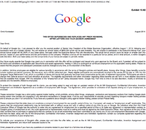 Severance Negotiation Letter Sample : Edgar Filing ...