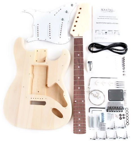  Rocktile DIY Kit de construction guitare électrique style ST
