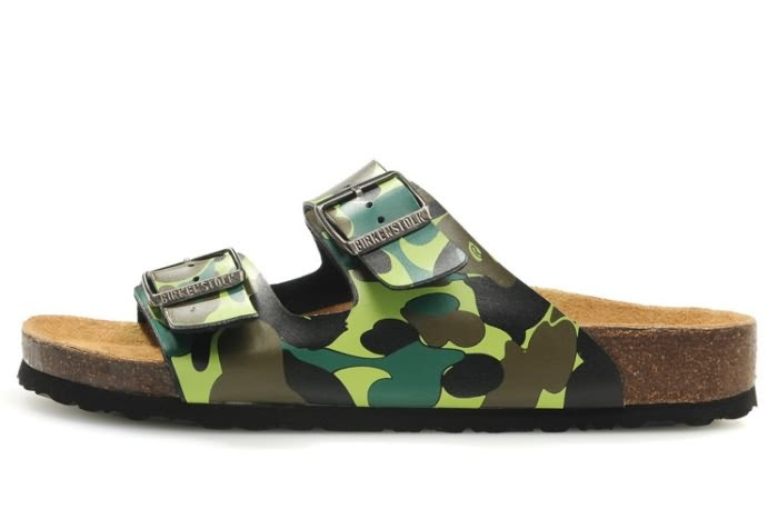 Birkenstock Men's Arizona Green Camouflage Sandals