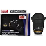Vivitar VIV-35MM-C 35mm f/1.4 High Speed Aspherical Ultra Fast Wide Angle Lens for Canon Digital SLR Cameras