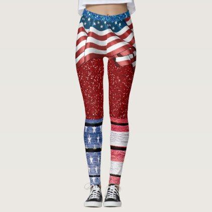 USA Skirt ILLUSION Fashion Leggings