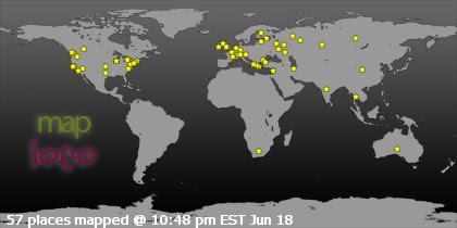 Locations of Site Visitors