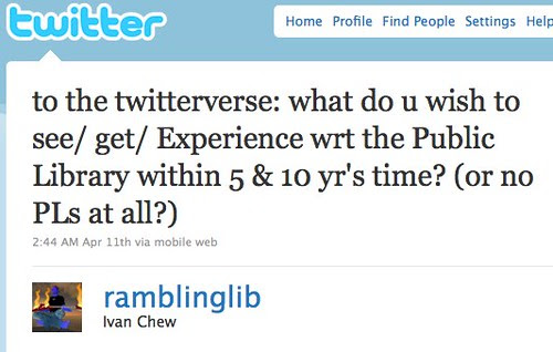 Twitter / Ivan Chew: to the twitterverse: what ...