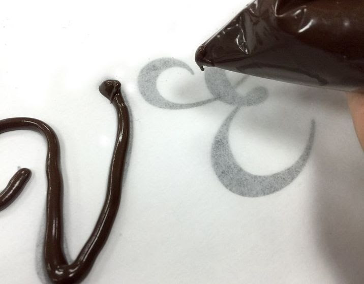Make Chocolate Monogram Cupcake Toppers step5.jpg