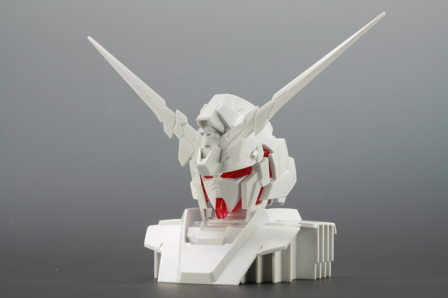 プラ ビューブログ 1 48 ユニコーンガンダム ヘッドディスプレイベース 素組みレビュー