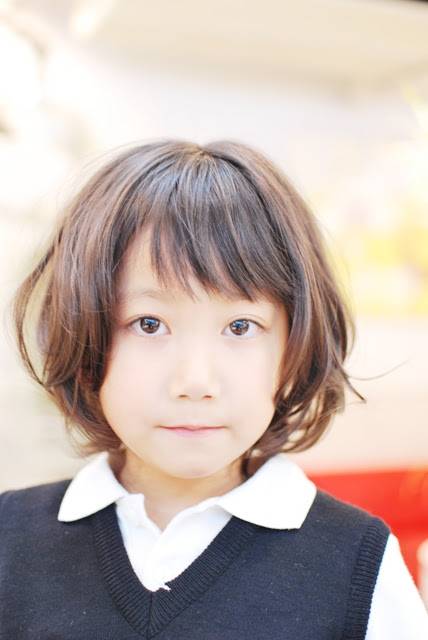 ショートカット 髪型 子供 美しい髪