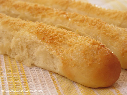Parmesan cheese au Lait bread sticks