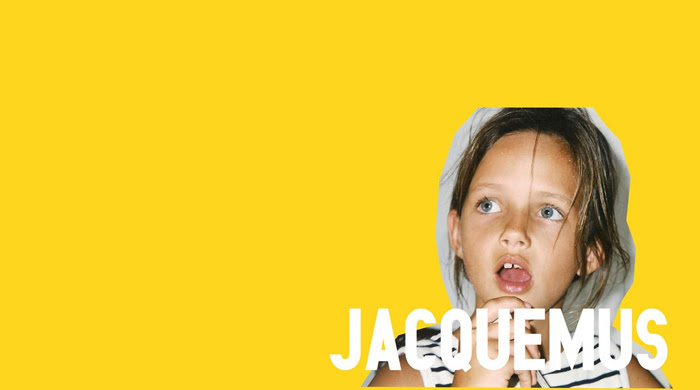 Рекламная кампания Jacquemus с детскими снимками самого дизайнера