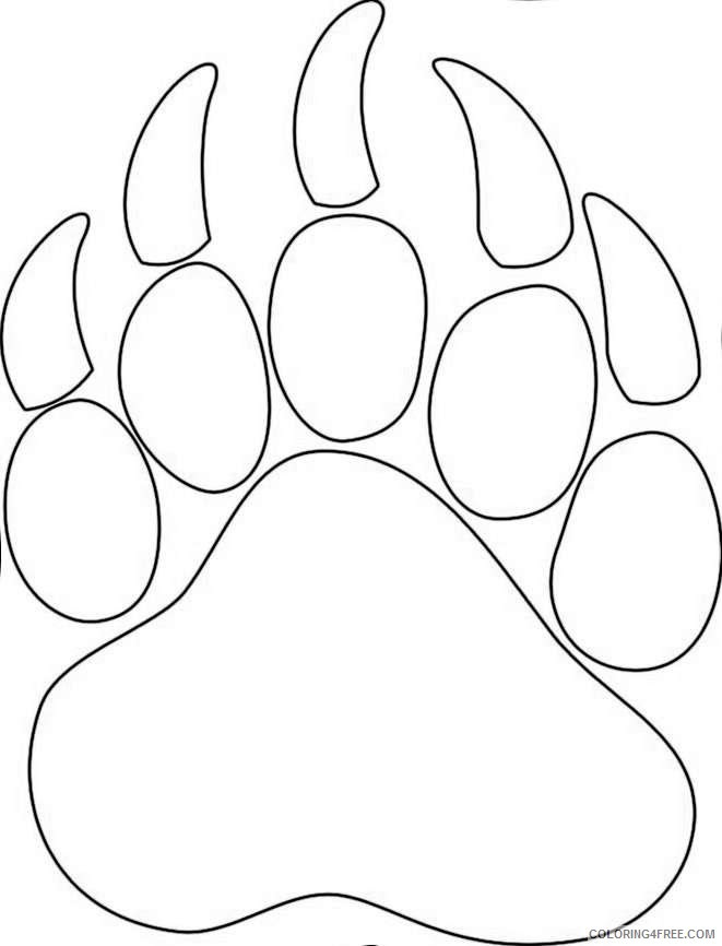 Bear Paw Drawing at GetDrawings | Free download