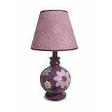 NoJo Plum Dandy Lamp and Shade, Plum/Prpl
