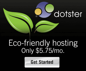 Dotster Eco-Friendly Web Hosting