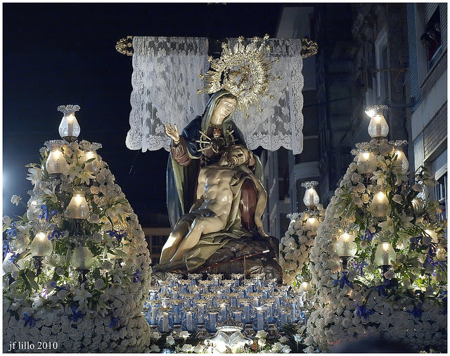 La Piedad procesión Lunes Santo Semana Santa Cartagena (España)