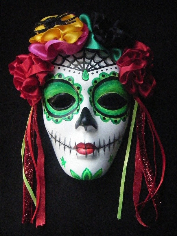 mexico day of the dead masks. day of the dead mask and