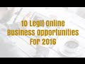 Legit Online Business