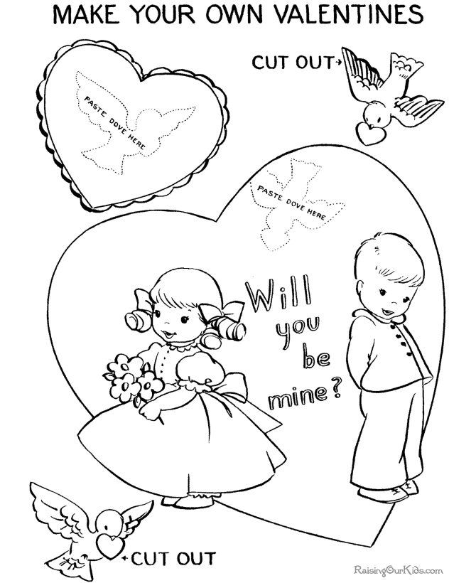 Valentine's Day Coloring Pages Printables