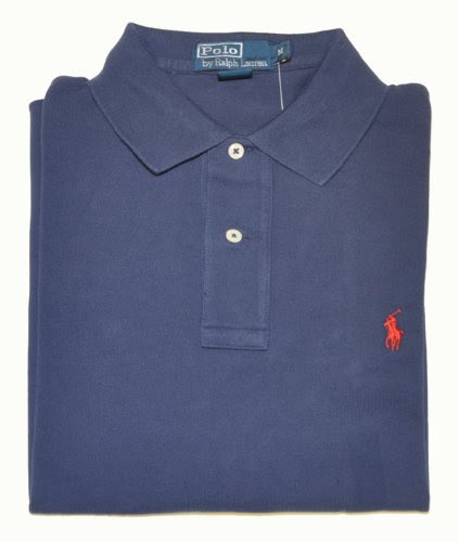 Polo Ralph Lauren Men Classic Fit Pony Logo T-shirt (XL, Navy)
