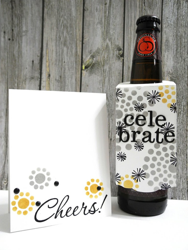 New Year's Card and Bottle Tag