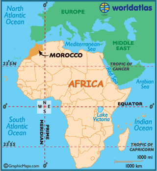 World   Capitals on African Maps  Africa Maps Morocco Map Information   World Atlas