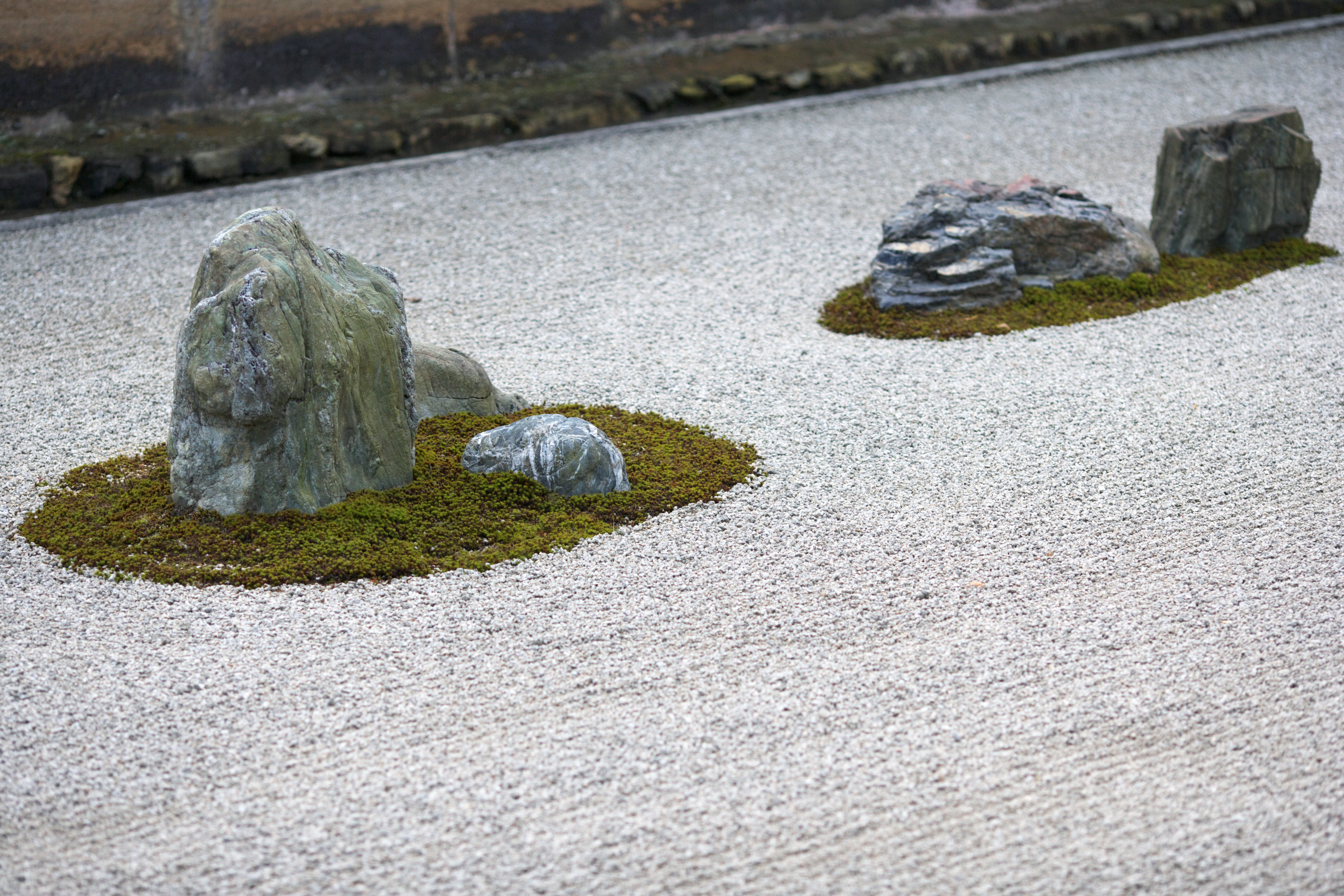 ゆんフリー写真素材集 No 5724 龍安寺 石庭 日本 京都