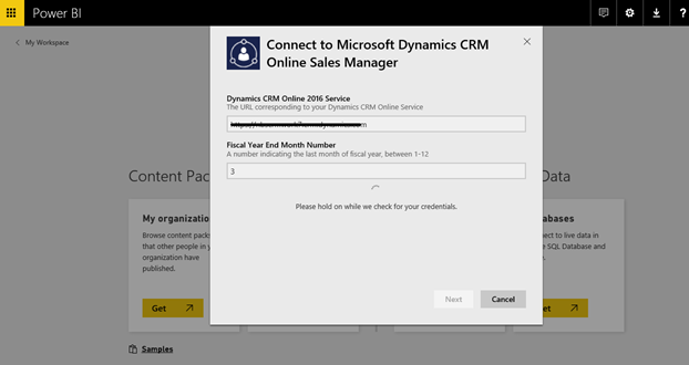 MS CRM organization