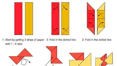 How To Make A Paper Ninja Star Step By Step Easy