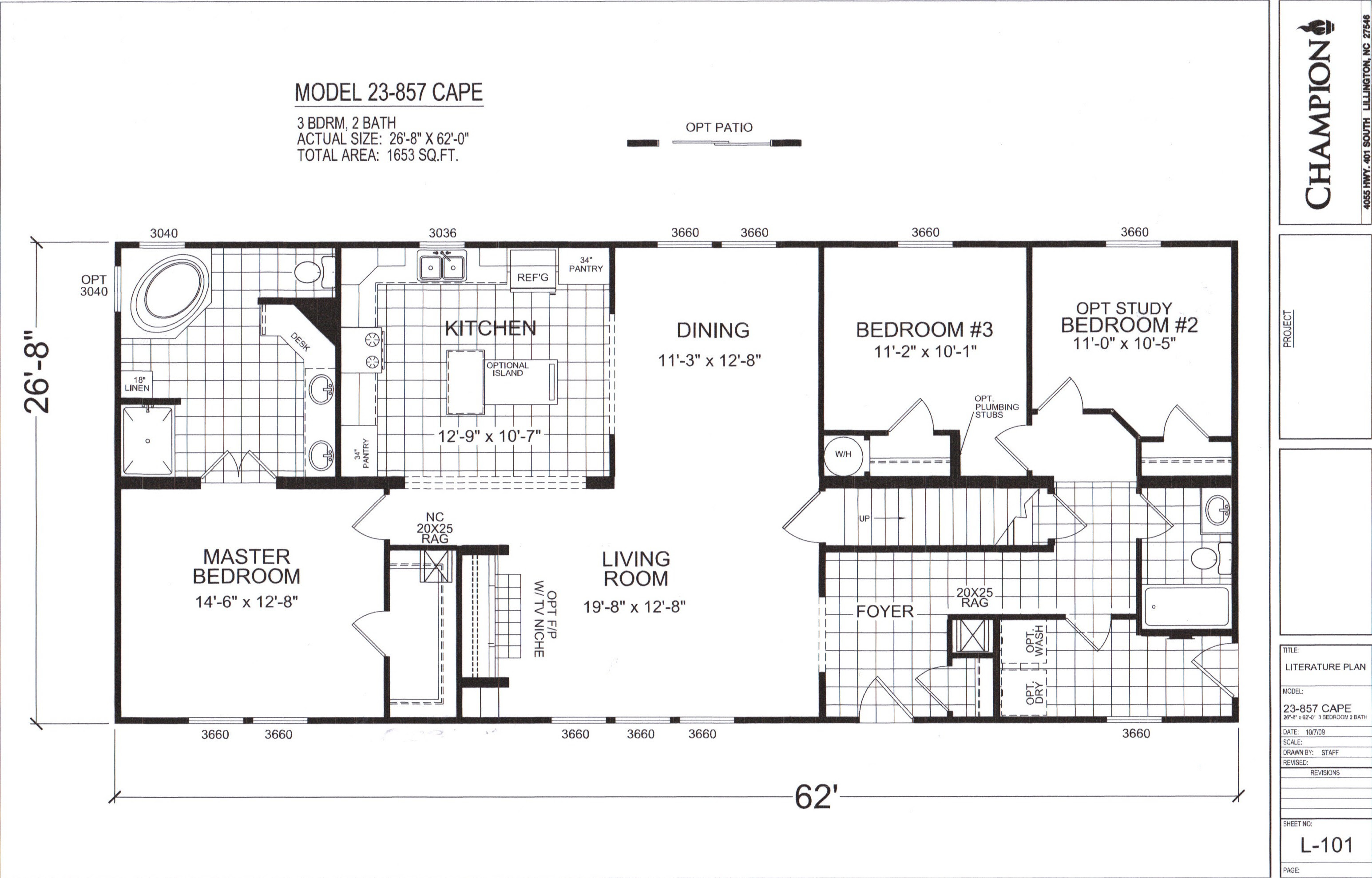 Champion Double Wide Mobile Home Floor Plans