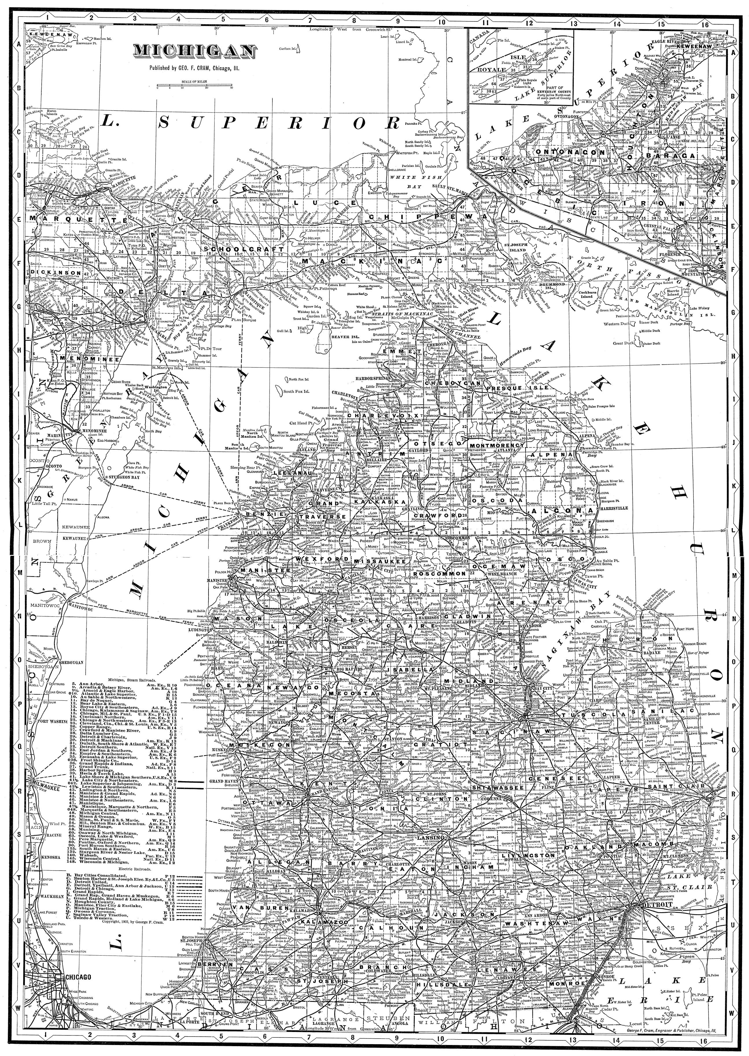 State Of Michigan Plat Maps Michigan maps. Michigan Digital Map Library. Table of Contents 