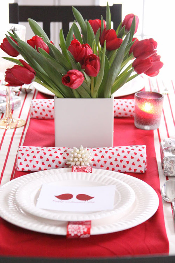 25 Romantic Valentine's Day Table Setting Ideas | HomeMydesign